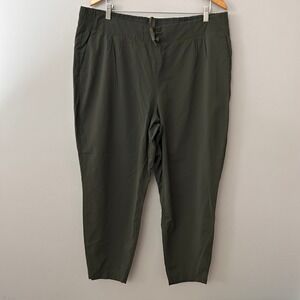 REI Co-op Beyonder Mens 2XL Joggers Green Nylon Spandex Pull On Drawstring Pants